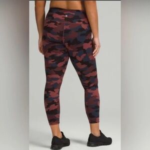 Lululemon Wunder Under High-Rise Tight 28" *Full-On Luxtreme, Smoky Red 16243